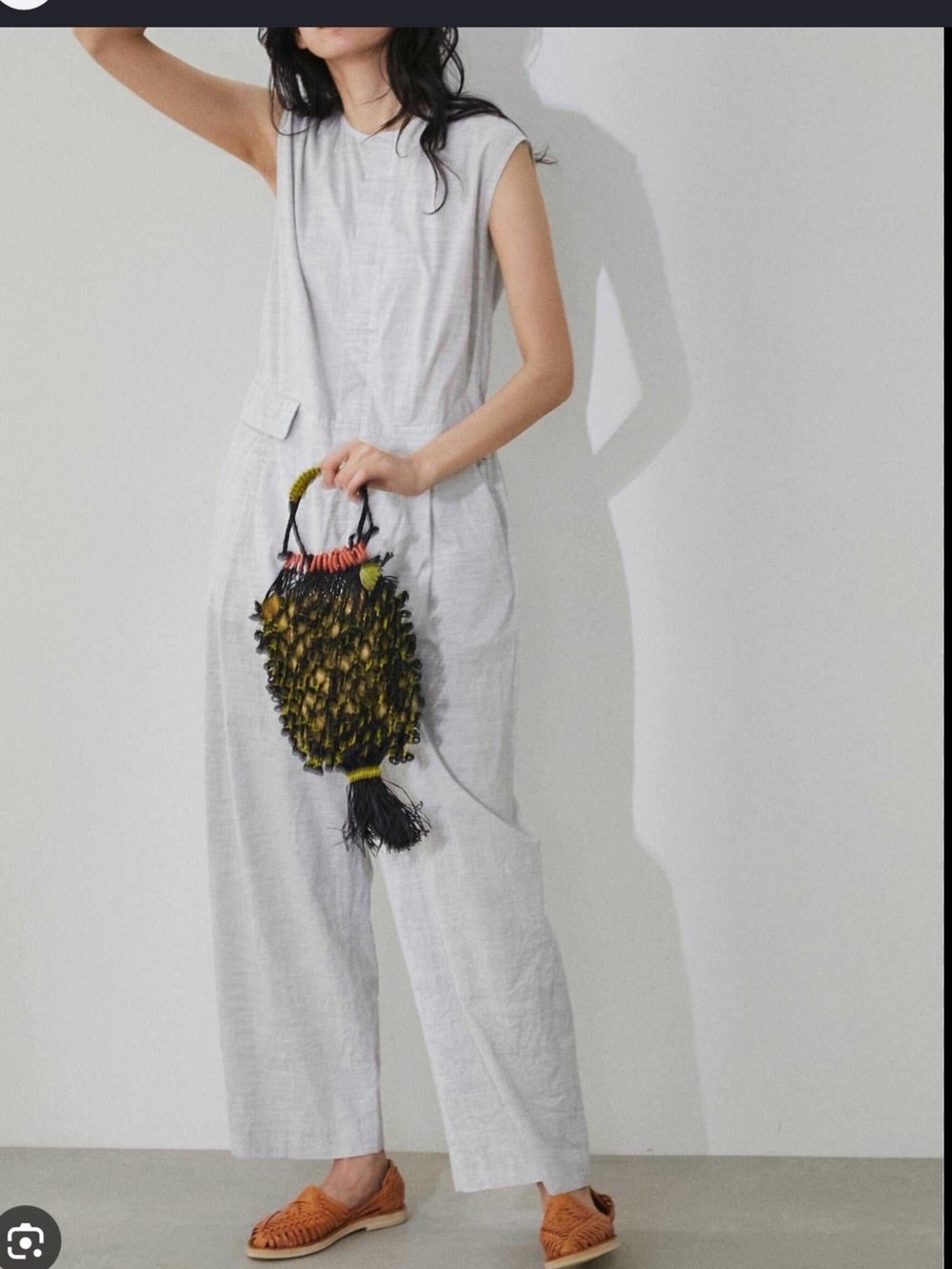 Free People with Sans Arcidet - Viral Madagascar Raffia Fish bag. NWT - Picture 2 of 7